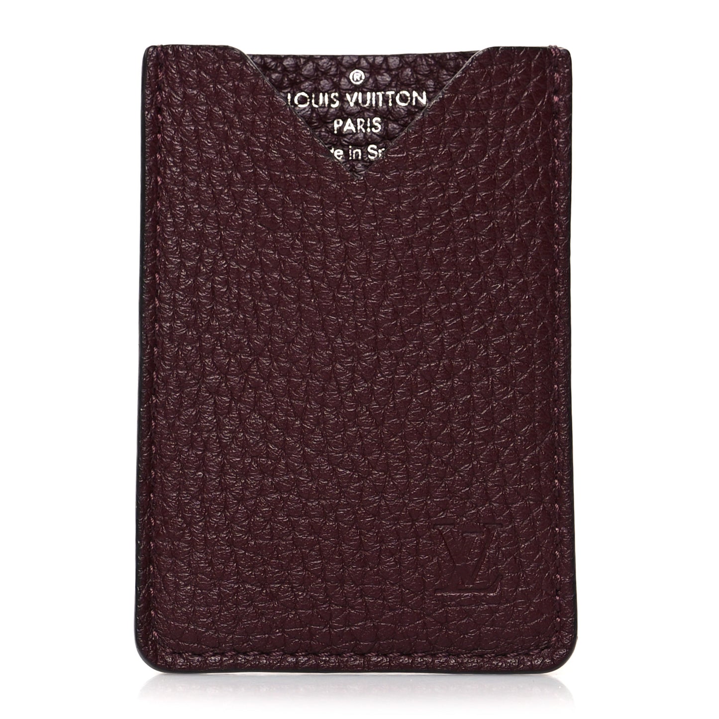 Taurillon Card Holder Bordeaux