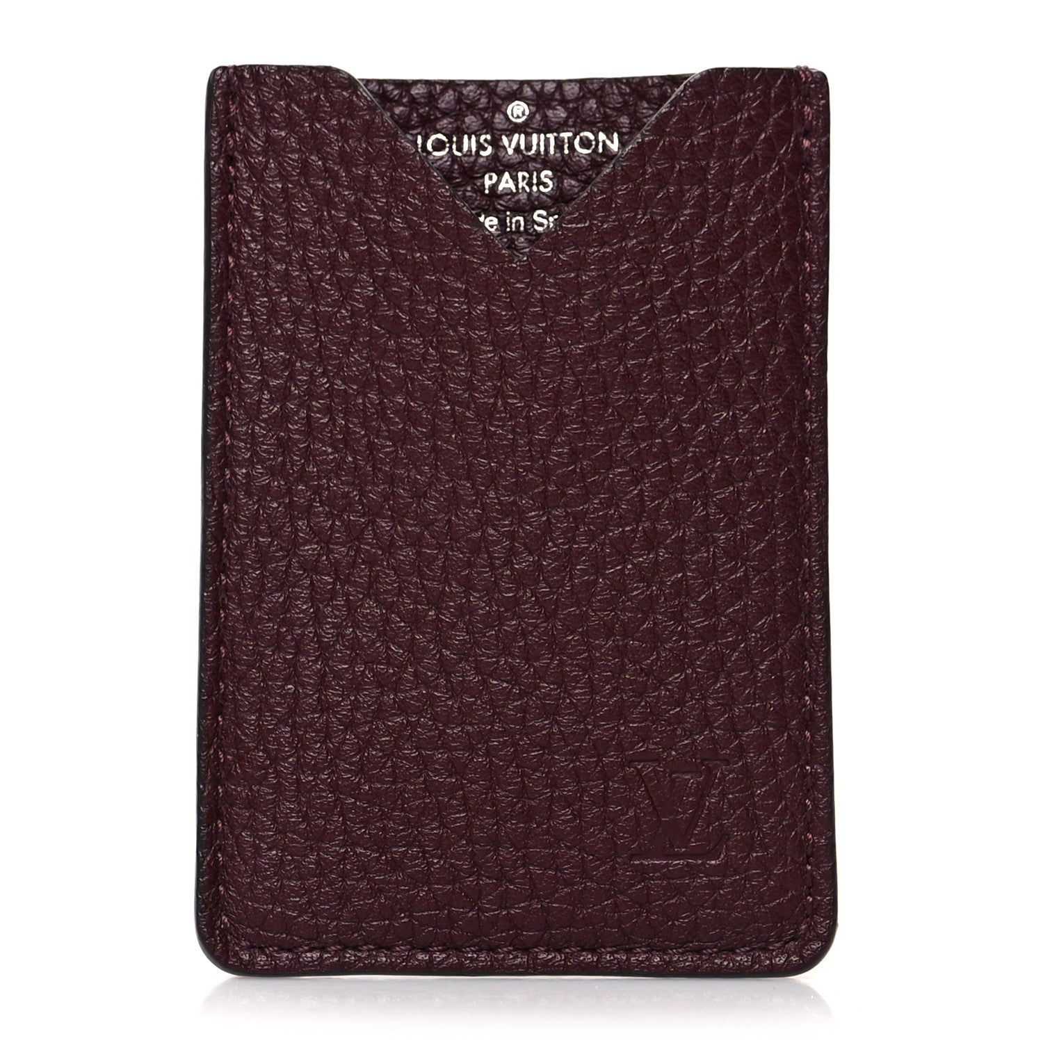 Louis Vuitton Taurillon Card Holder Bordeaux 1 of 7