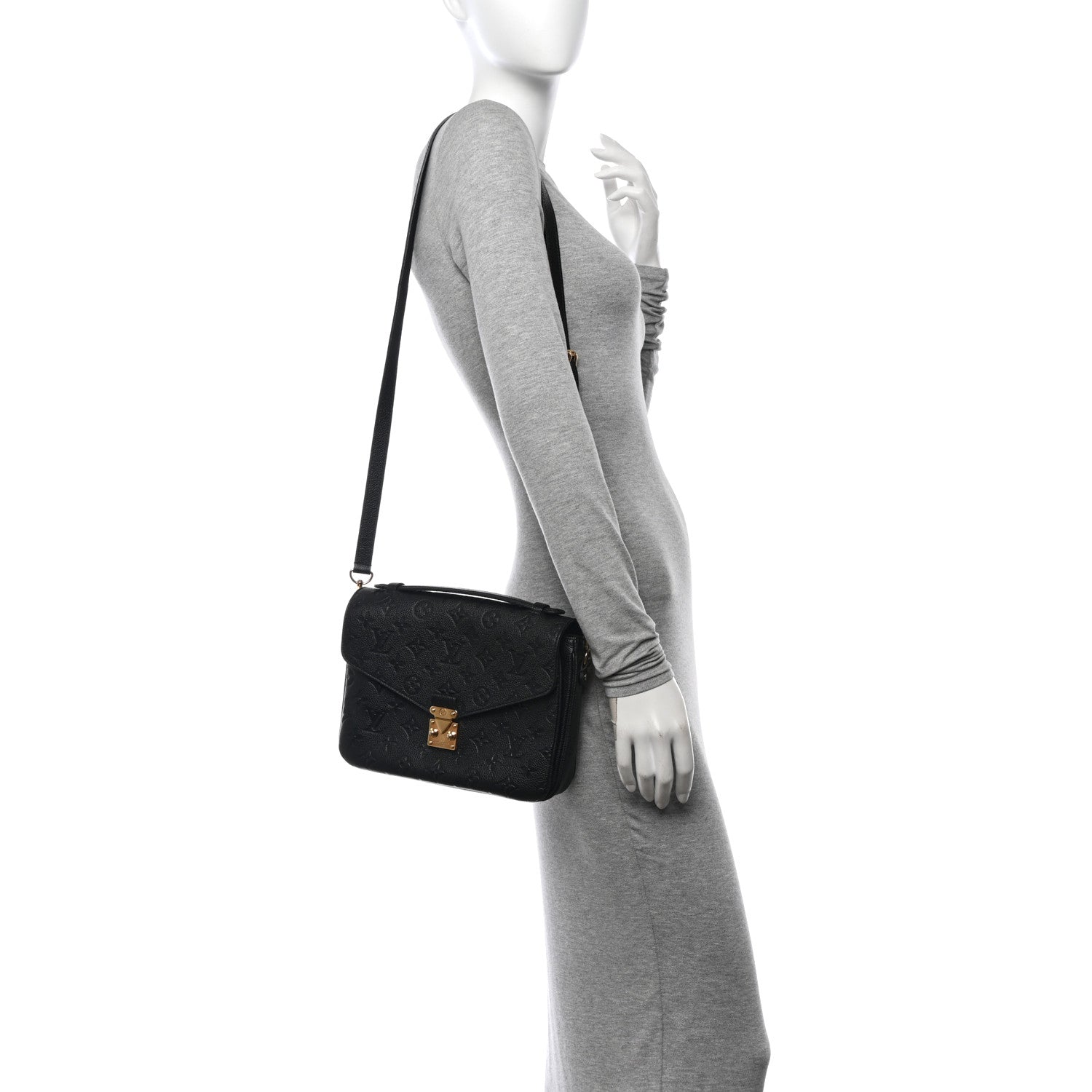 Louis Vuitton Empreinte Pochette Metis Black 2 of 10