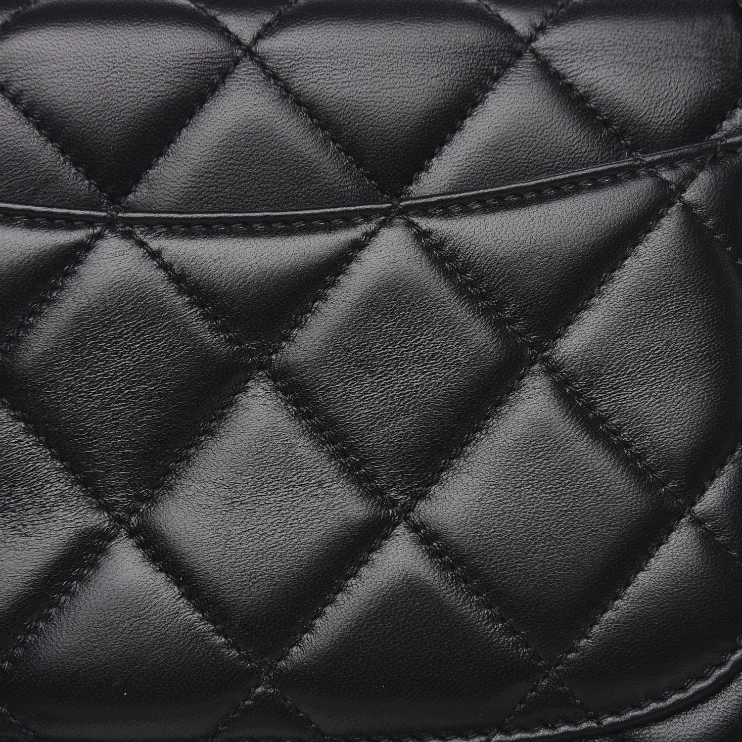 Chanel Lambskin Quilted Small Trendy CC Dual Handle Flap Bag Black 8 of 12