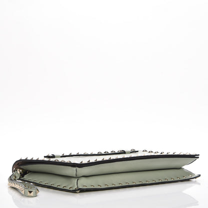 Valentino Garavani Nappa Rockstud Wristlet Clutch Green Tea Sorbet 4 of 7