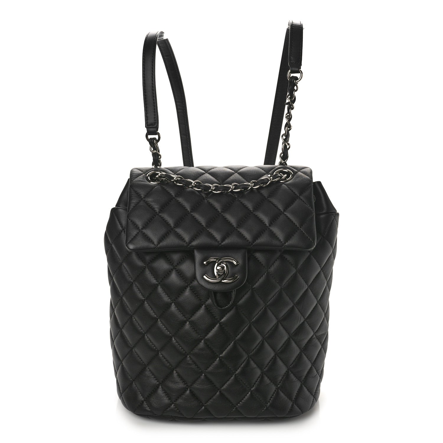 Chanel Lambskin Quilted Small Urban Spirit Backpack Black 1 of 8