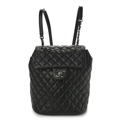 Chanel Lambskin Quilted Small Urban Spirit Backpack Black 1 of 8