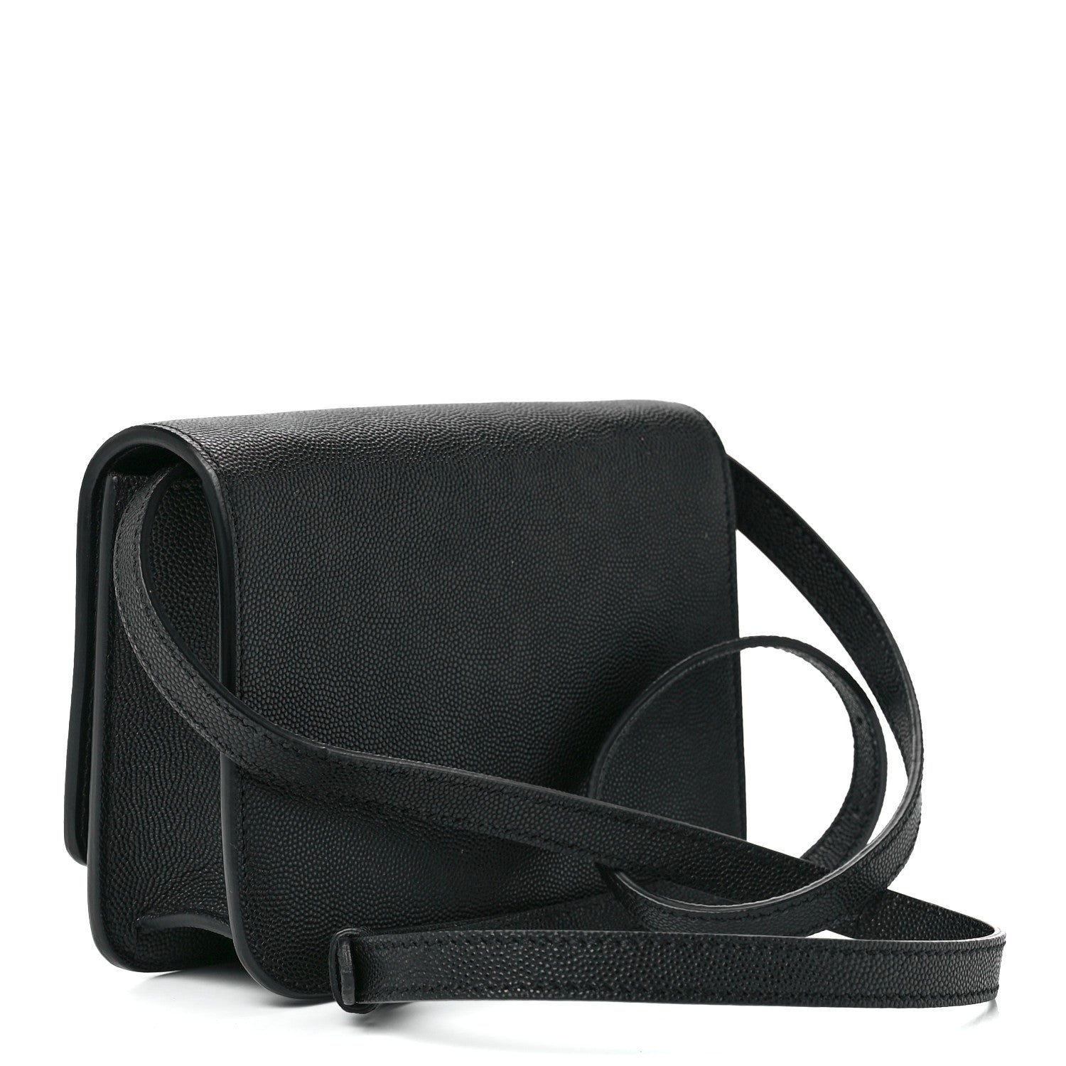 Burberry Grained Calfskin Mini TB Bag Black 3 of 12