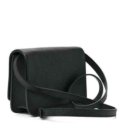 Burberry Grained Calfskin Mini TB Bag Black 3 of 12