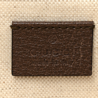 Gucci GG Supreme Monogram Web Small Neo Vintage Double Flap Messenger Bag Beige New Acero 8 of 21