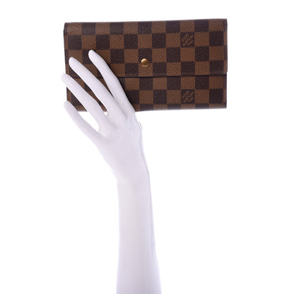 Louis Vuitton Damier Ebene Porte Tresor International Wallet 2 of 9