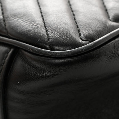 Gucci Calfskin Matelasse Small GG Marmont Shoulder Bag Black 14 of 15