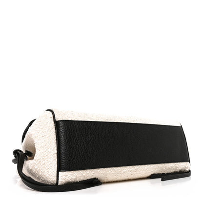 Chanel Grained Calfskin Boucle Urban Essentials Small Shopping Bag Black Ivory 4 of 10