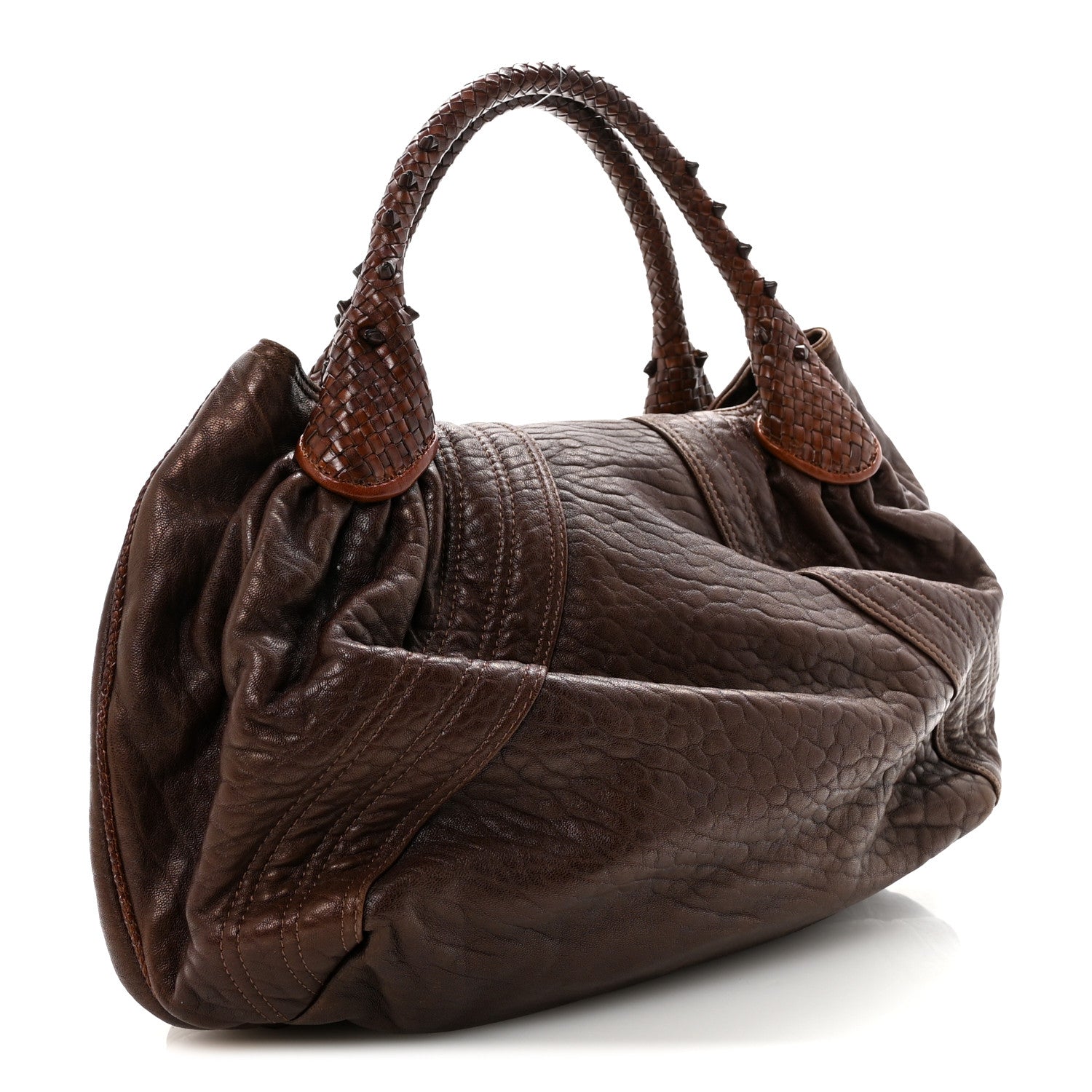 Fendi Nappa Nuvolata Spy Cognac 2 of 10