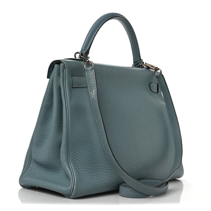 Hermes Togo Kelly Retourne 32 Ciel 2 of 9
