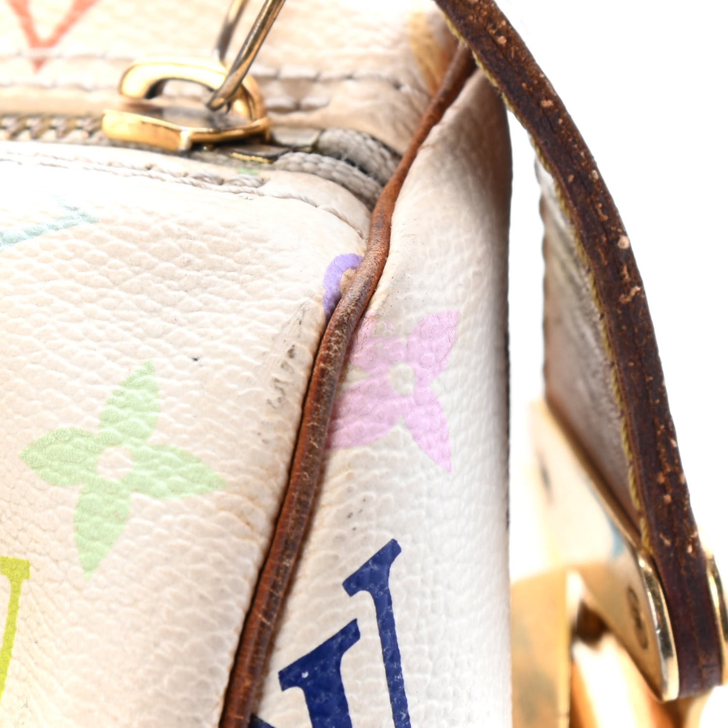 Monogram Multicolor Speedy 30 White