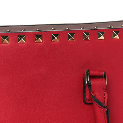 Valentino Garavani Vitello Small Rockstud Top Handle Tote Cyclamin 5 of 6