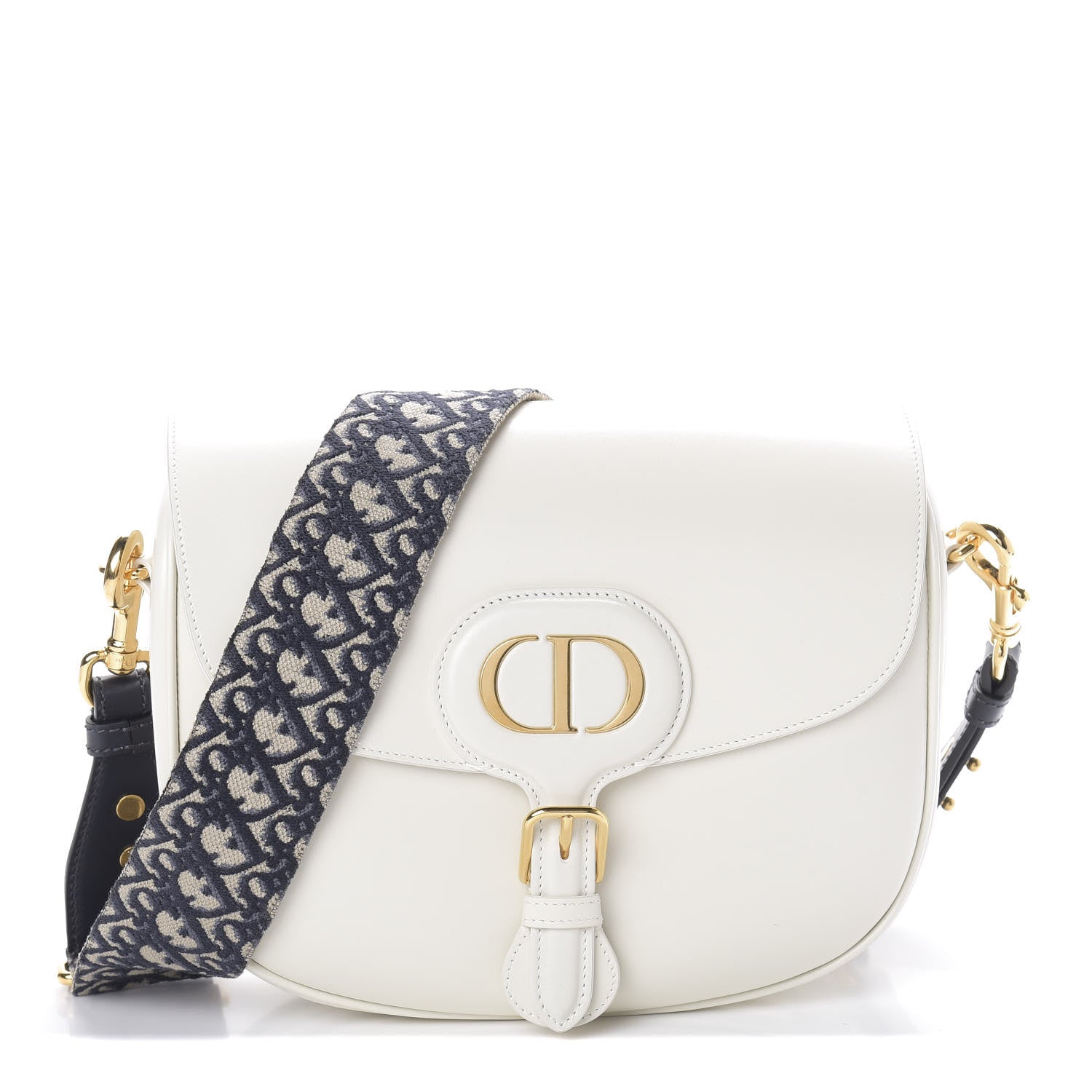Christian Dior Box Calfskin Large Bobby Flap White 1 of 9