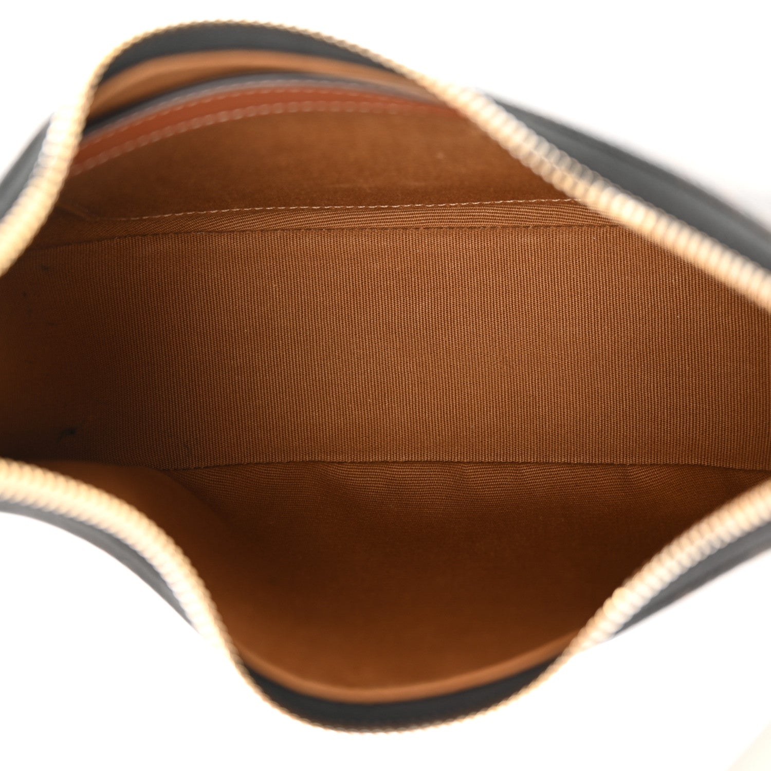 Celine Triomphe Canvas Calfskin Ava Shoulder Bag Tan 5 of 13