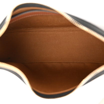 Celine Triomphe Canvas Calfskin Ava Shoulder Bag Tan 5 of 13