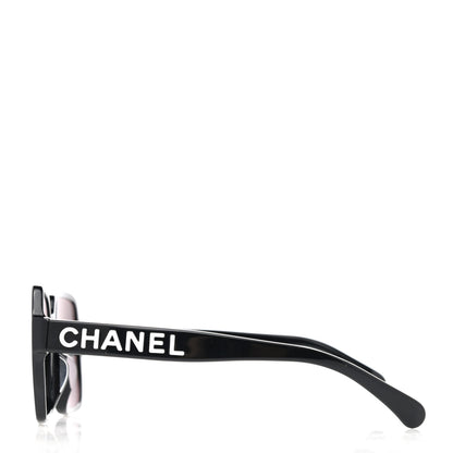 Chanel Acetate Square Sunglasses 5408-A Black 3 of 8