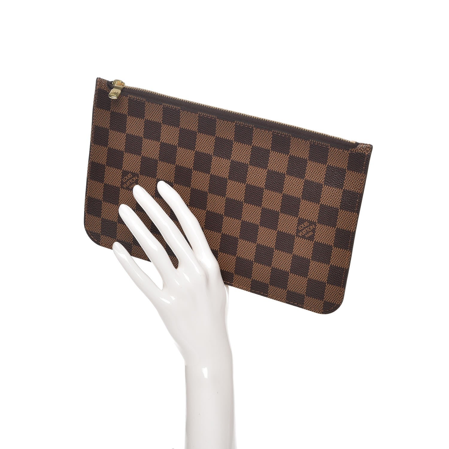 Louis Vuitton Damier Ebene Neverfull MM GM Pochette 2 of 8