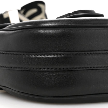 Marc Jacobs Calfskin Small The Covered J Marc Saddle Bag Black 9 of 10