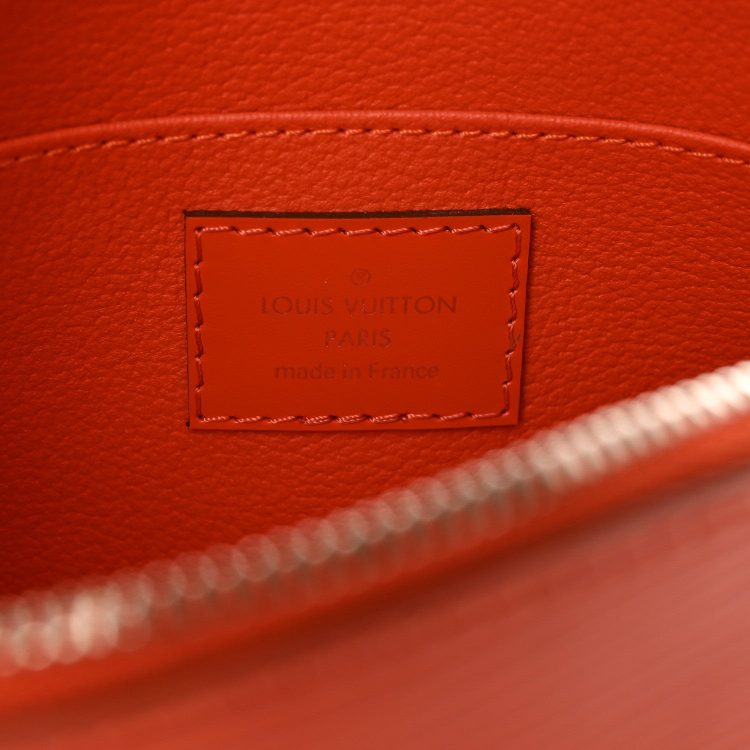 Louis Vuitton Epi Cosmetic Pouch Piment 6 of 11