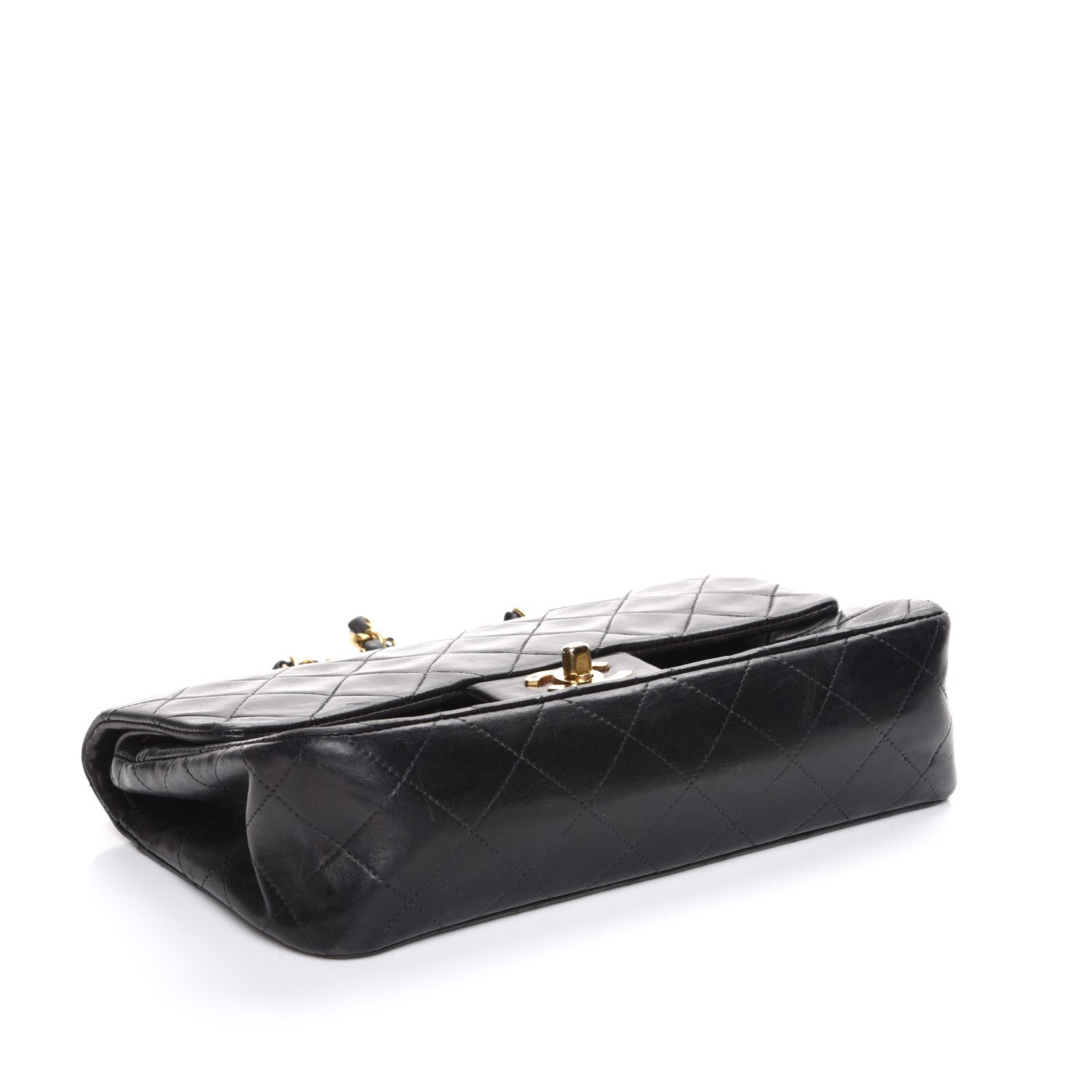 Chanel Lambskin Quilted Small Double Flap Black 4 of 8