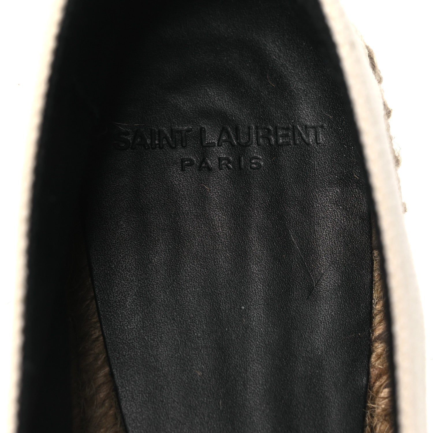 Saint Laurent Canvas Elba Espadrilles 37 Sweet Cream 9 of 12