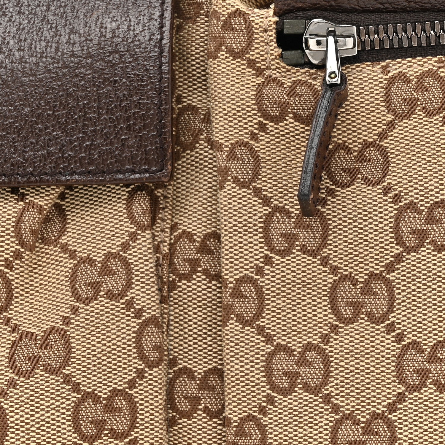 Gucci Monogram Web Belt Bag Dark Brown 8 of 12