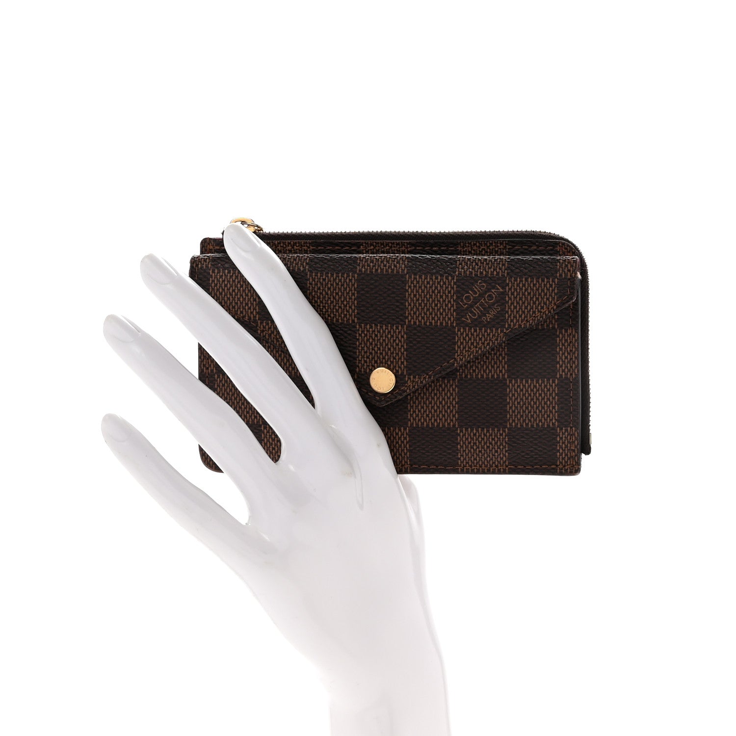 Louis Vuitton Damier Ebene Recto Verso Card Holder Red 2 of 6