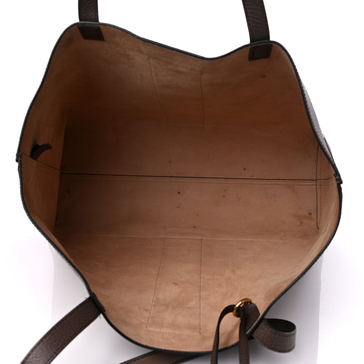 GG Supreme Monogram Web Ophidia Tote Brown