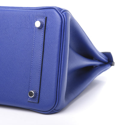 Hermes Taurillon Novillo Birkin 30 Bleu Electrique 8 of 9