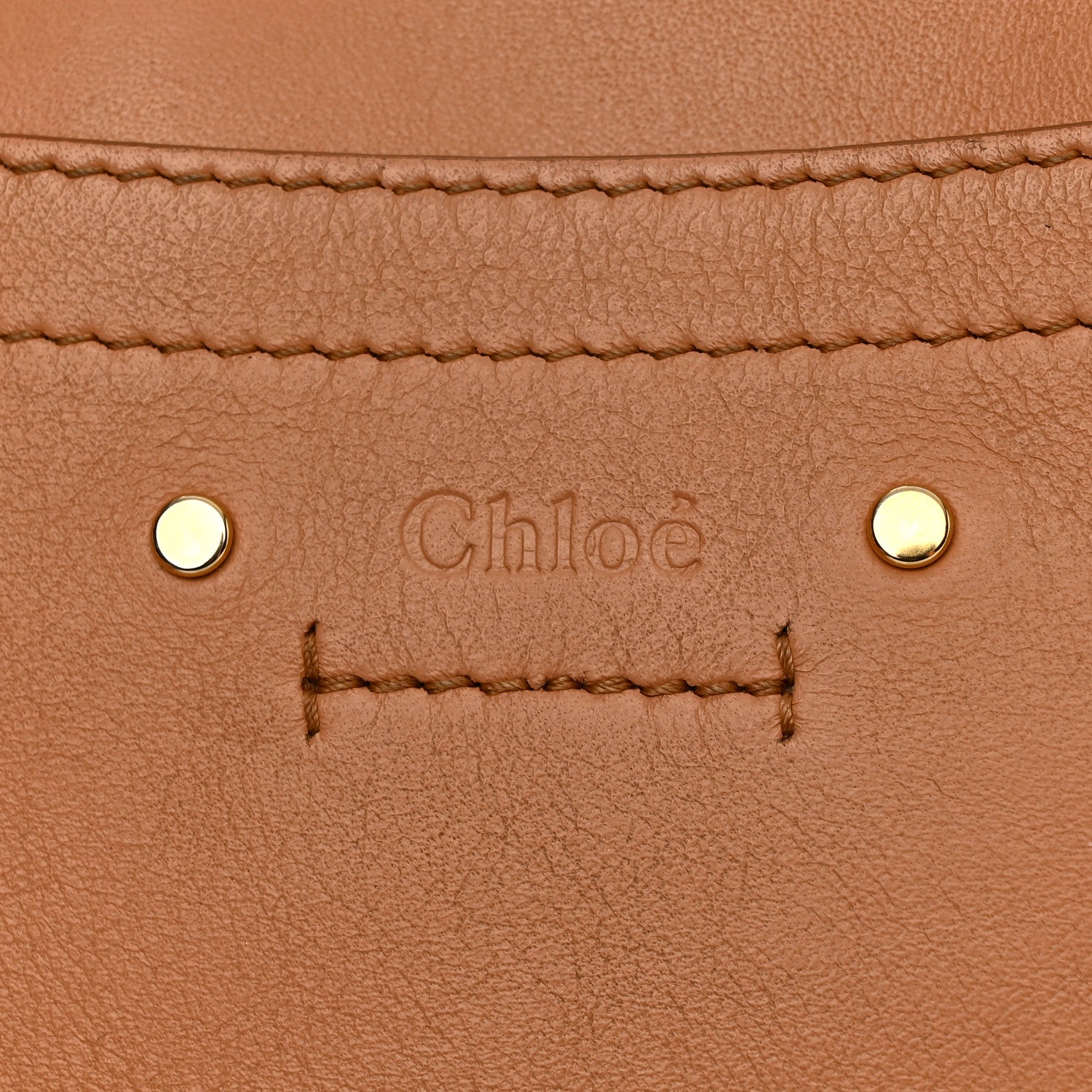 Chloe Calfskin Suede Small Roy Bag Caramel 7 of 14