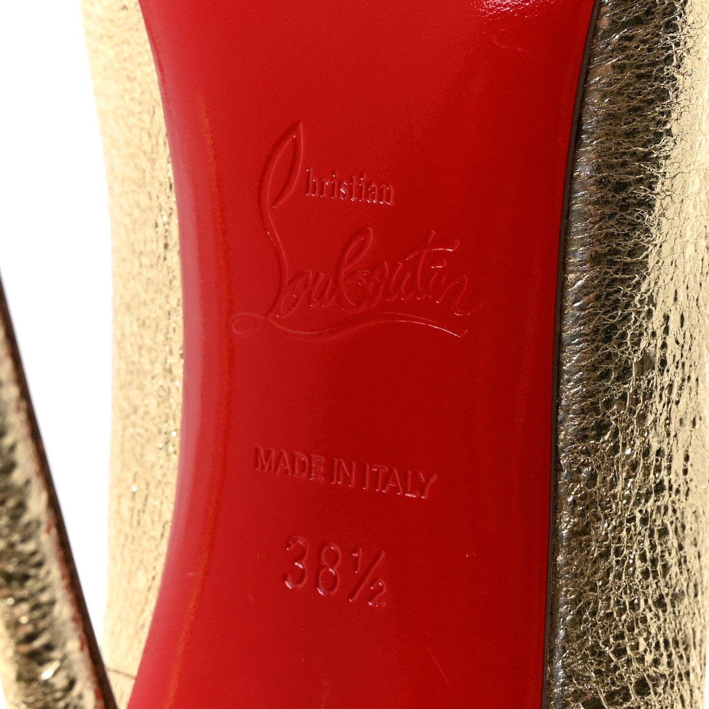 Nappa Pepite So Kate 120 Pumps 38.5 Gold