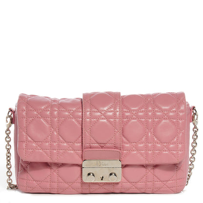 Christian Dior Lambskin Cannage New Lock Pouch Magnolia 1 of 9