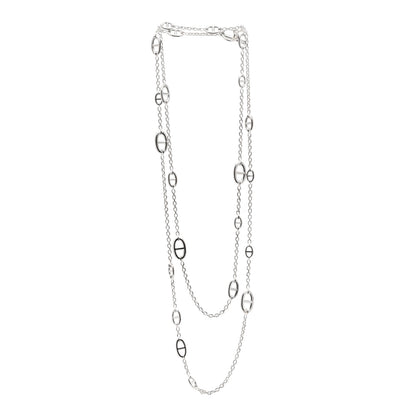 Hermes Sterling Silver Farandole Necklace 160 2 of 4