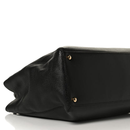 Chanel Calfskin Cerf Shopper Tote Black 9 of 13