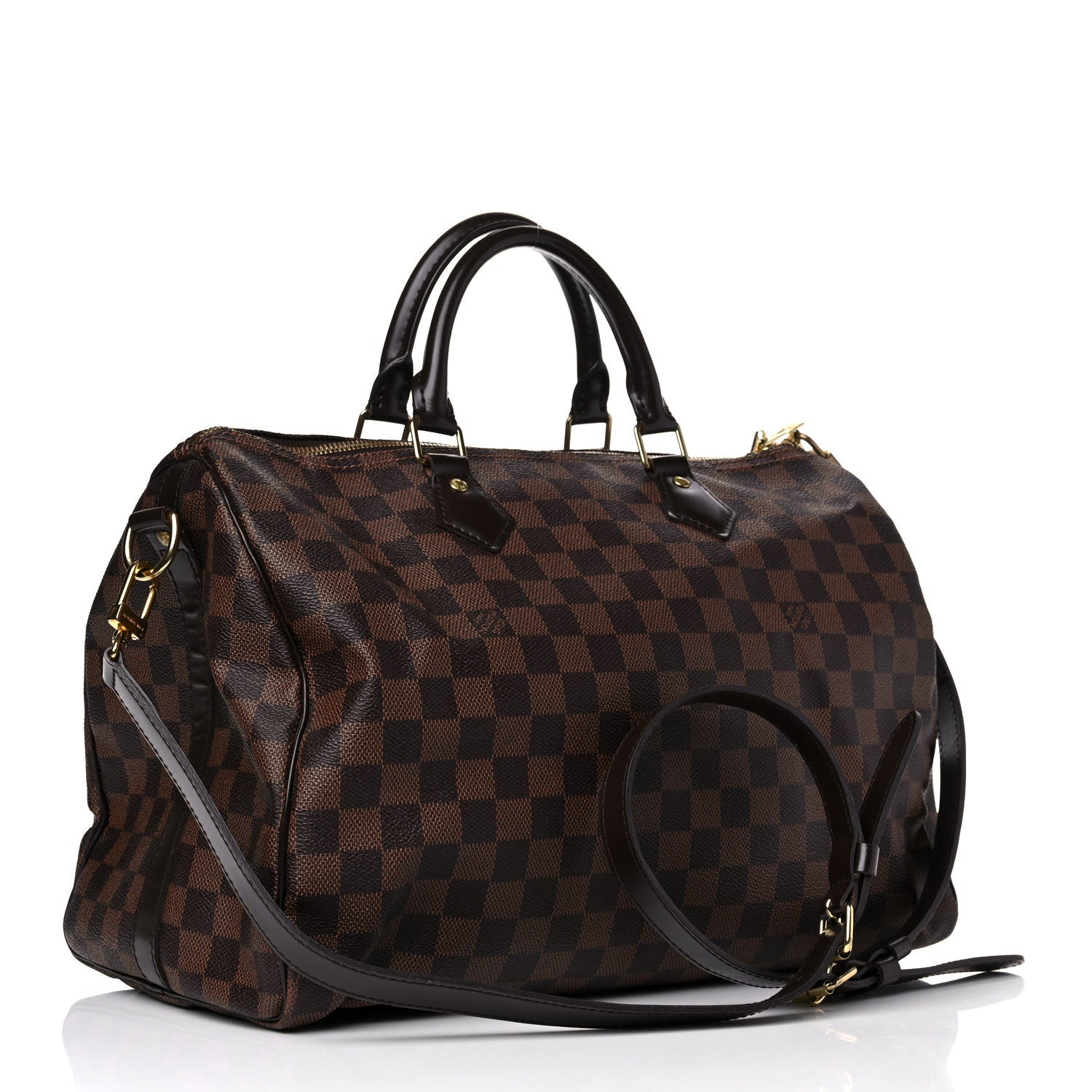 Louis Vuitton Damier Ebene Speedy Bandouliere 35 2 of 22