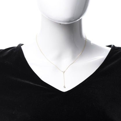 Tiffany 18K Yellow Gold Diamond .19ct Elsa Peretti Diamonds by the Yard Lariat Necklace 2 of 7
