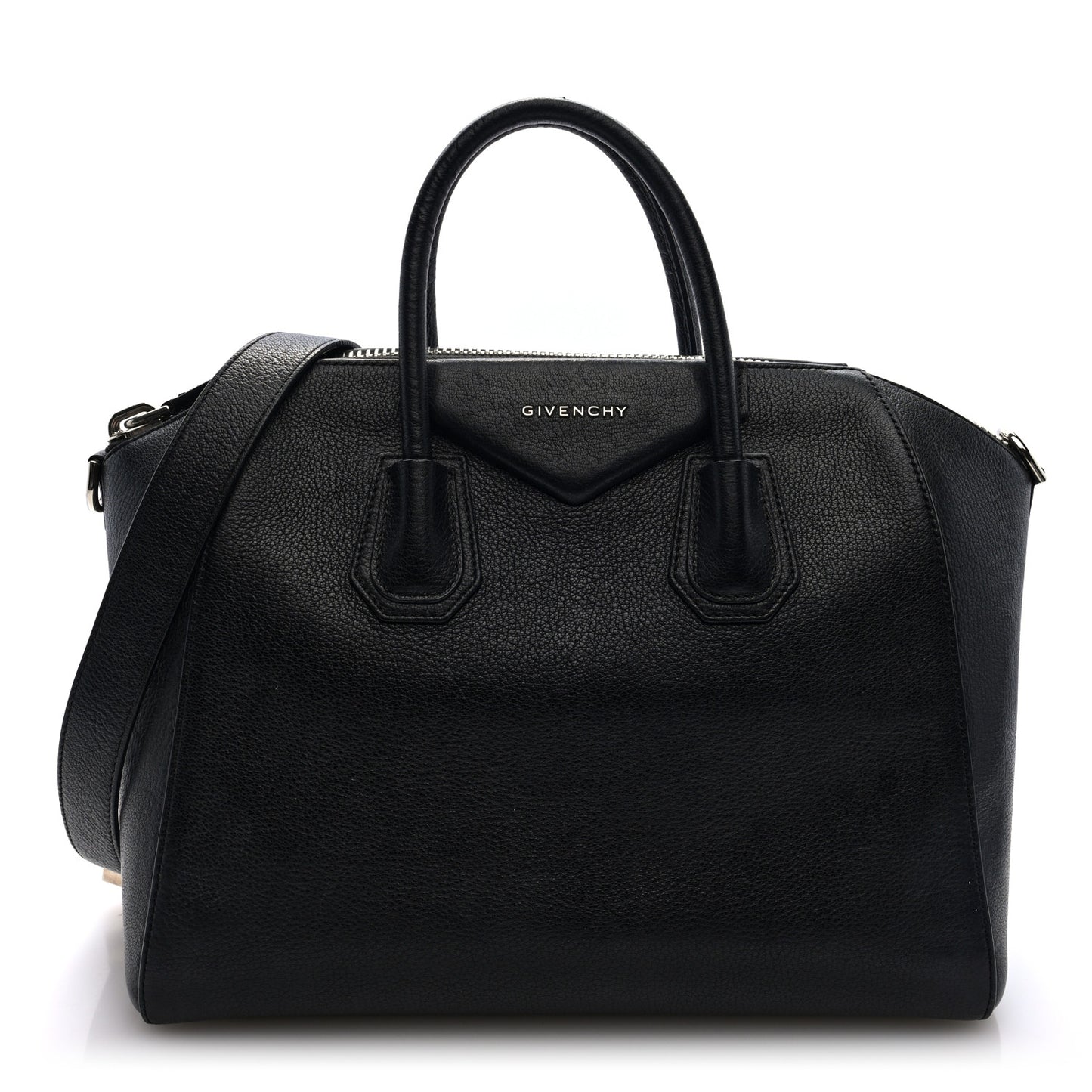 Sugar Goatskin Medium Antigona Black