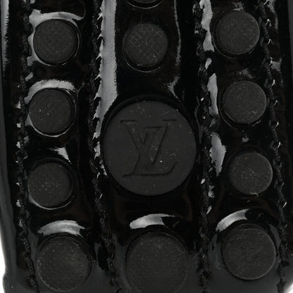Louis Vuitton Patent Calfskin Oxford Loafers 38 Black 6 of 7
