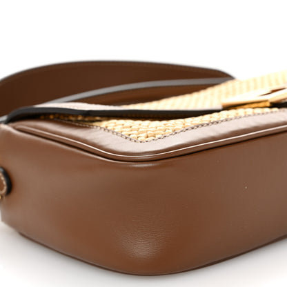 Fendi Macrame Crochet Baguette Natural Gianduia 10 of 11