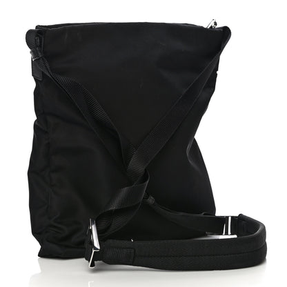 Prada X UNIVERSAL STUDIOS Tessuto Nylon Montagna Frankenstein Heart Small Crossbody Bag Black Smeraldo 3 of 14