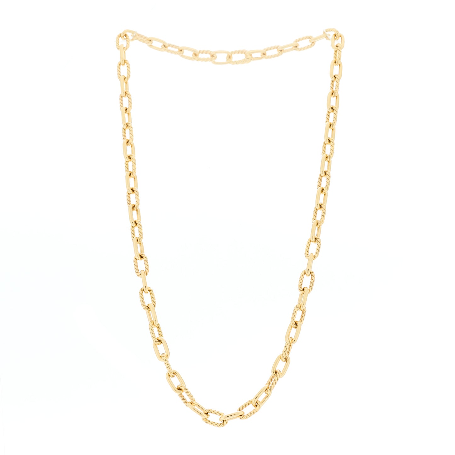 18K Yellow Gold 6mm Madison Chain Necklace