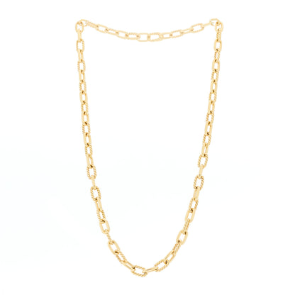 David Yurman 18K Yellow Gold 6mm Madison Chain Necklace 3 of 5
