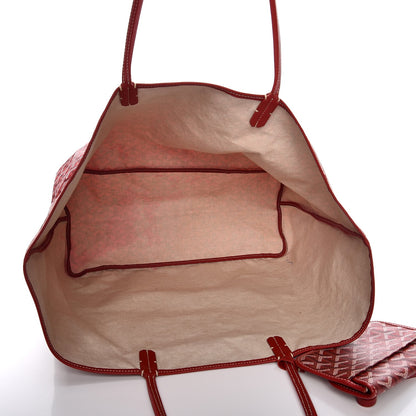 Goyard Goyardine Saint Louis GM Red 6 of 14