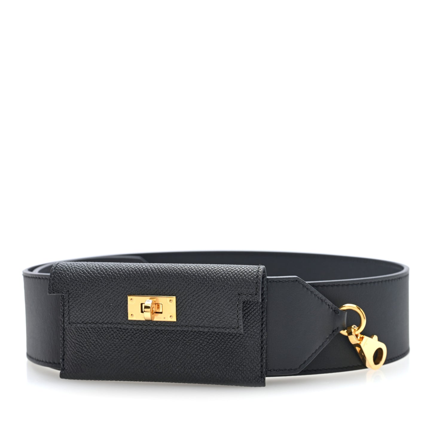 Swift Epsom Pocket Kelly Shoulder Strap Black