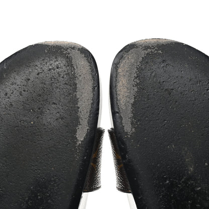Louis Vuitton Monogram Bom Dia Mule Sandals 37.5 Black 9 of 10