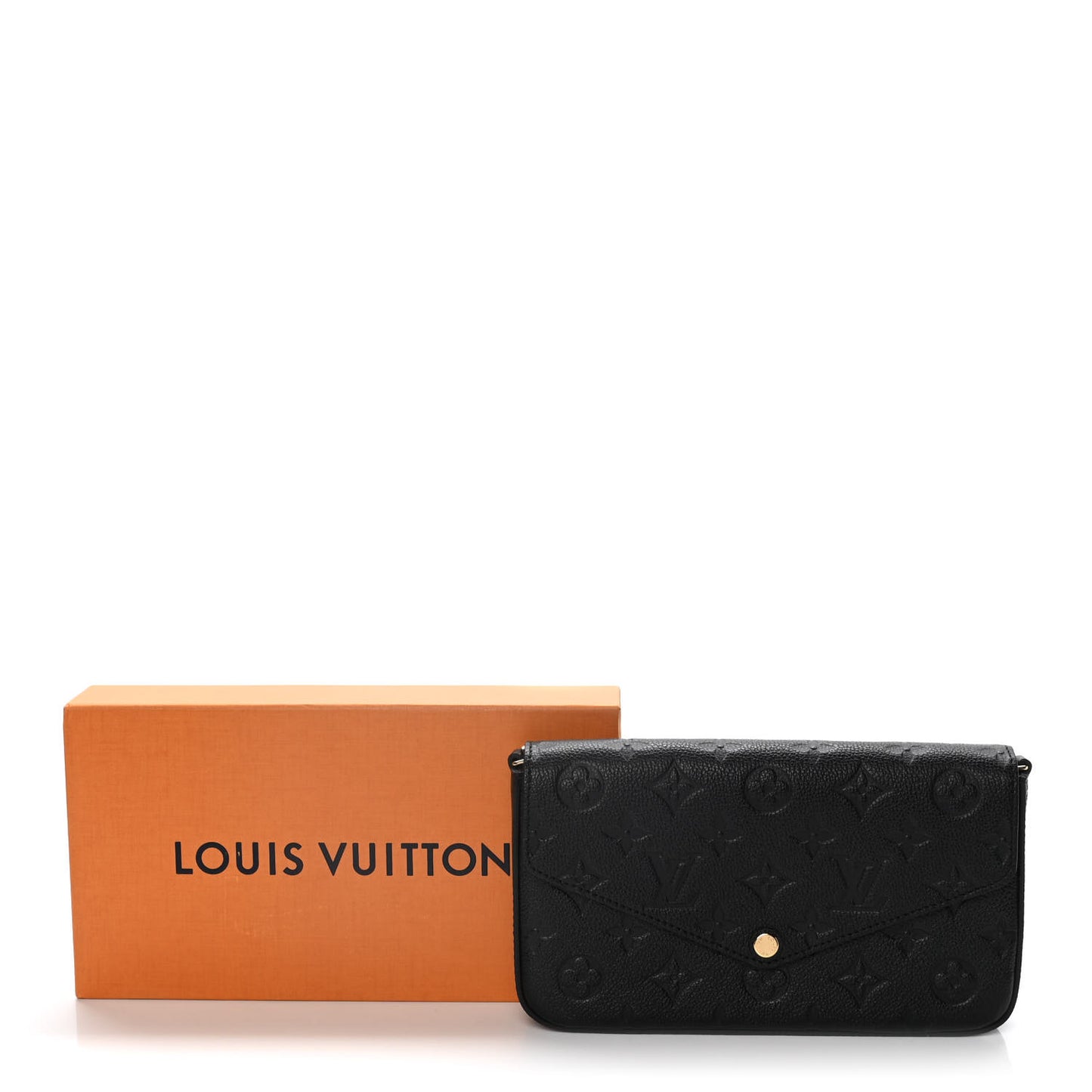 Empreinte Pochette Felicie Chain Wallet Black