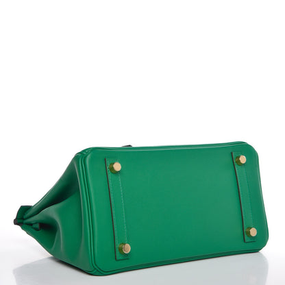 Hermes Swift Birkin 25 Vert Vertigo 4 of 40