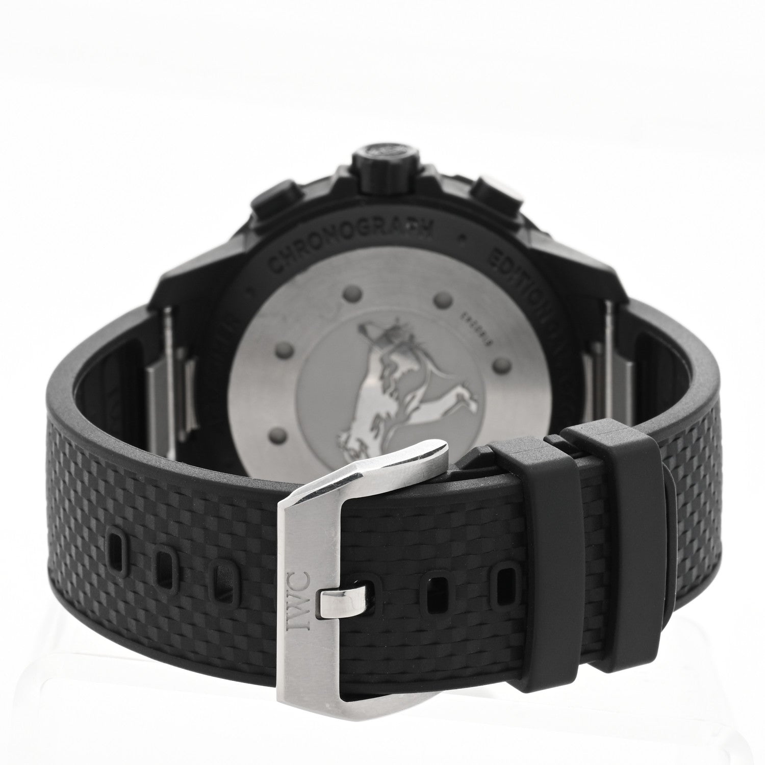 IWC Stainless Steel Rubber 44mm Aquatimer Chronograph Automatic Watch Black IW379502 3 of 4