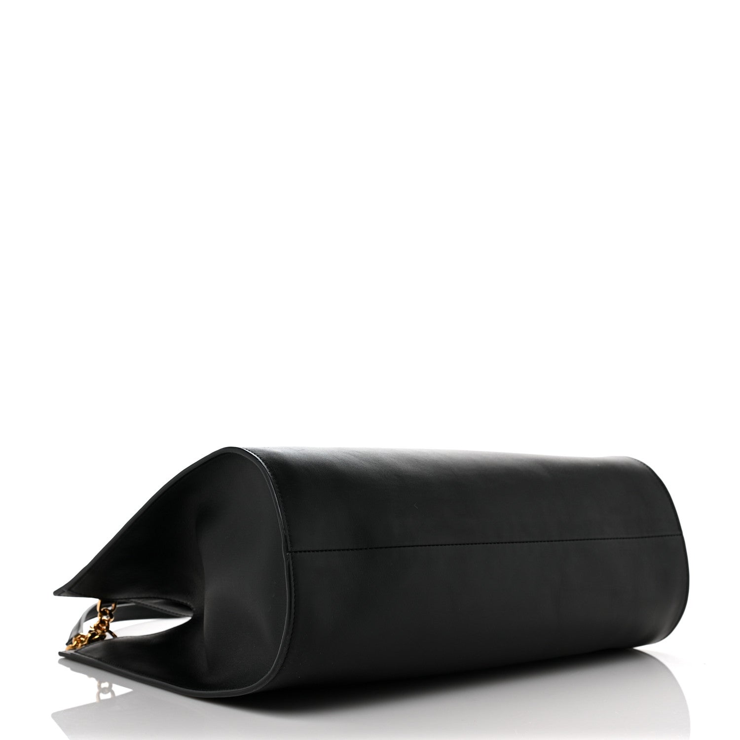 Salvatore Ferragamo Calfskin Gancini Trifolio Tote Bag Black 4 of 10